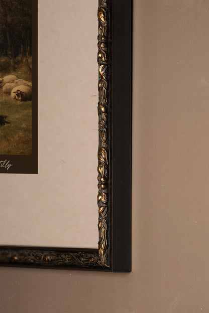 SAINT-ANTOINE-DE-TILLY, CADRE VINTAGE BRONZE