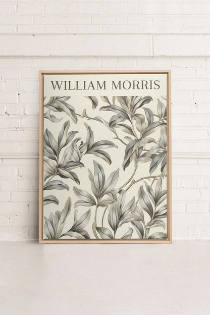 WILLIAM MORRIS, Oeuvre sur toile étirée