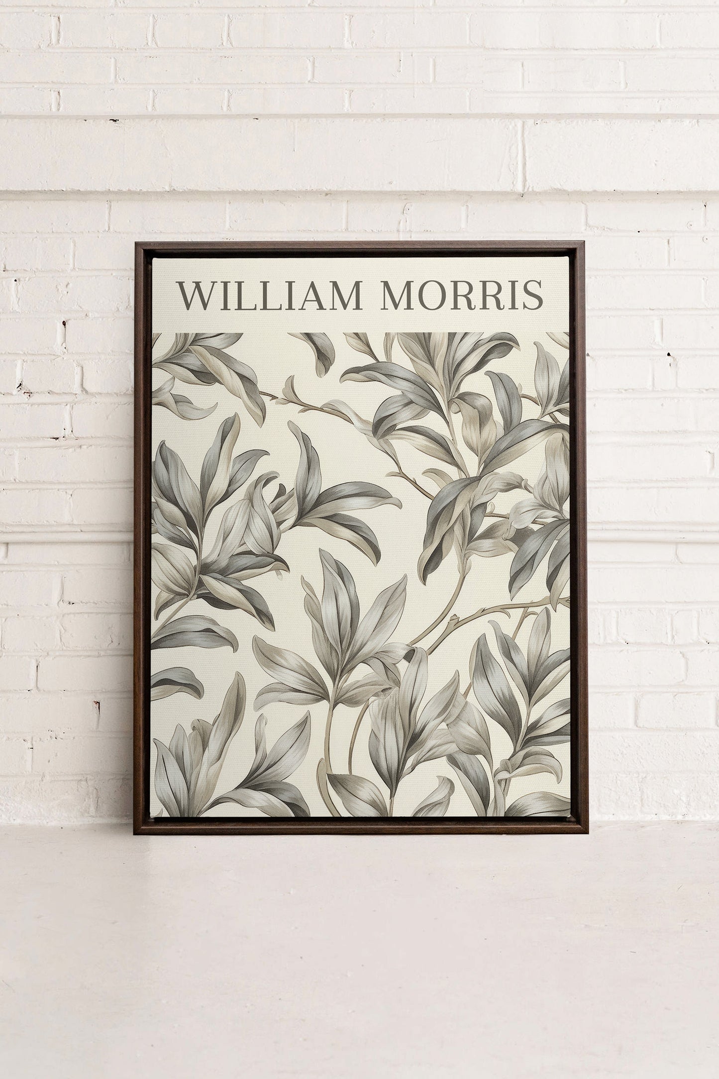 WILLIAM MORRIS, Oeuvre sur toile étirée