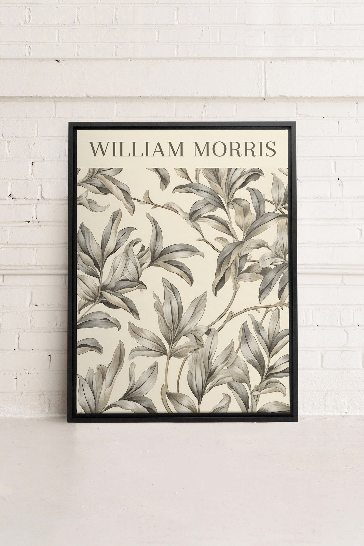 WILLIAM MORRIS, Oeuvre sur toile étirée
