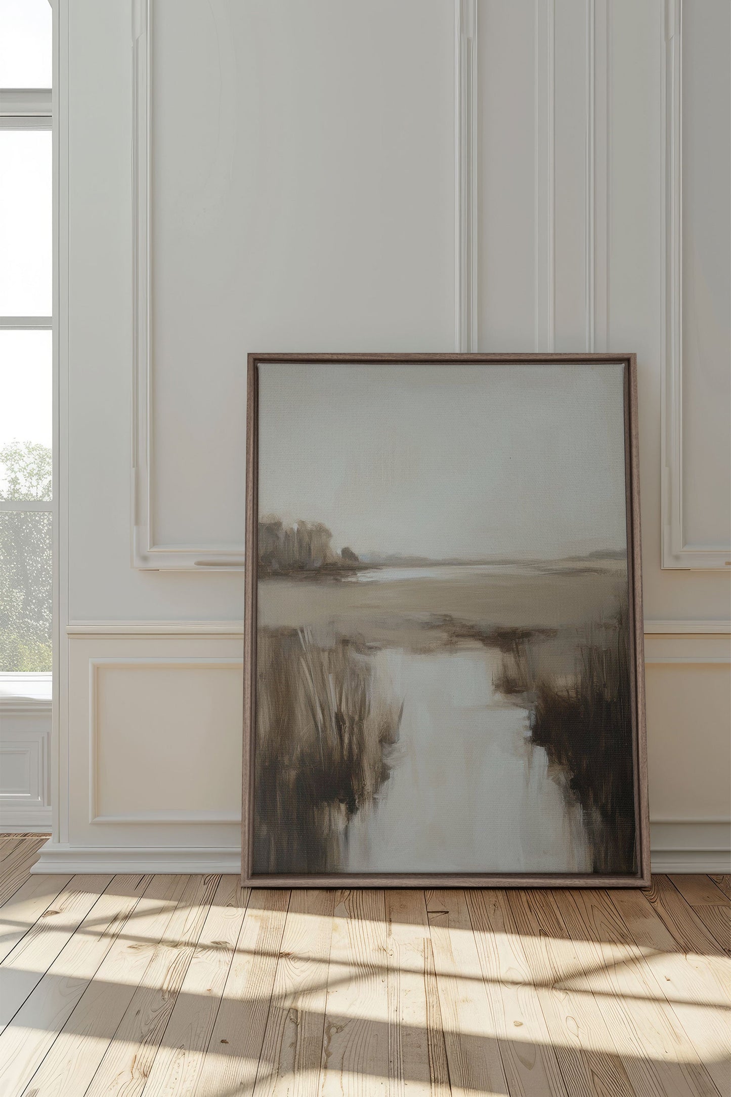 MISTY HORIZON, Oeuvre sur toile étirée