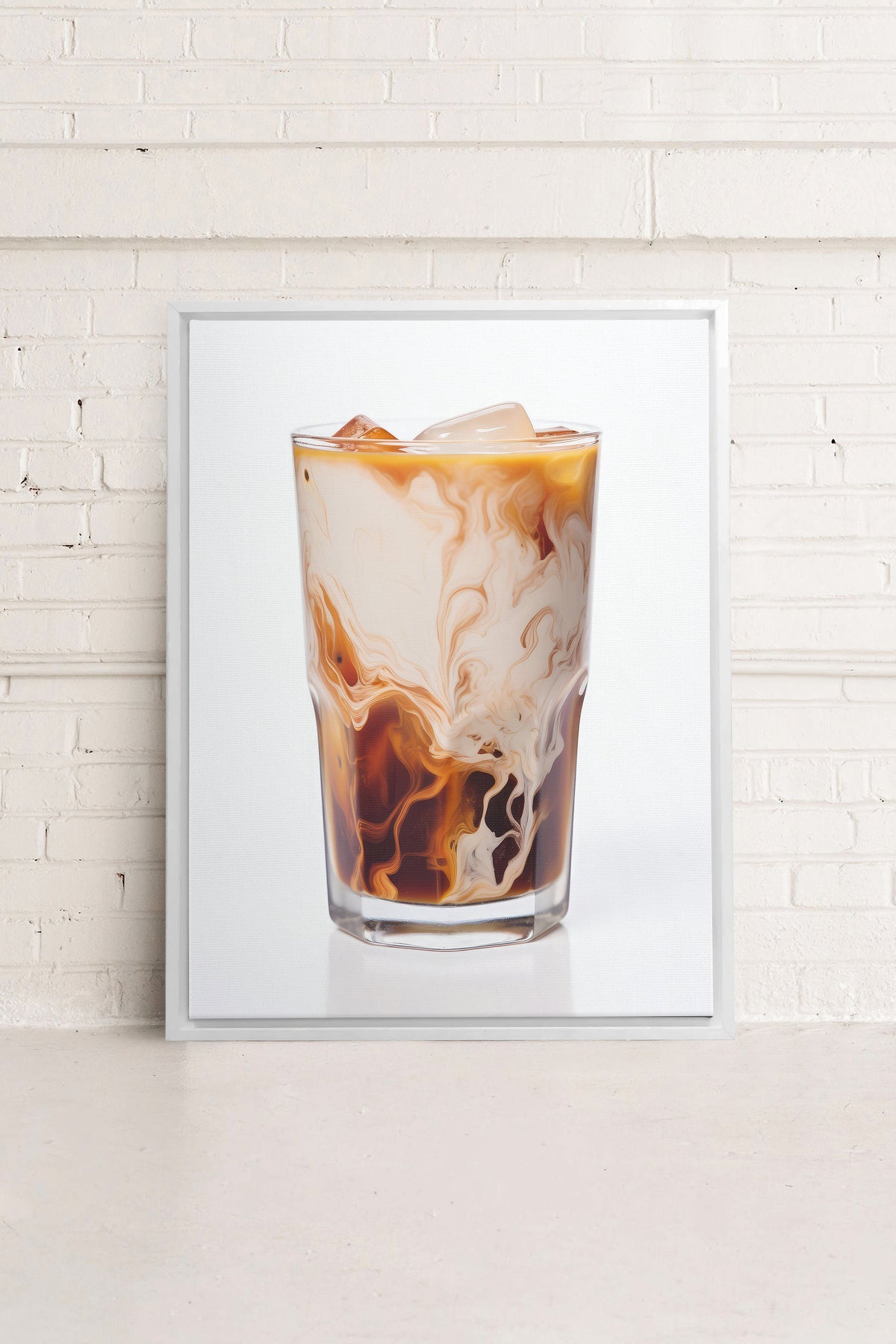 ICED COFFEE, Oeuvre sur toile étirée
