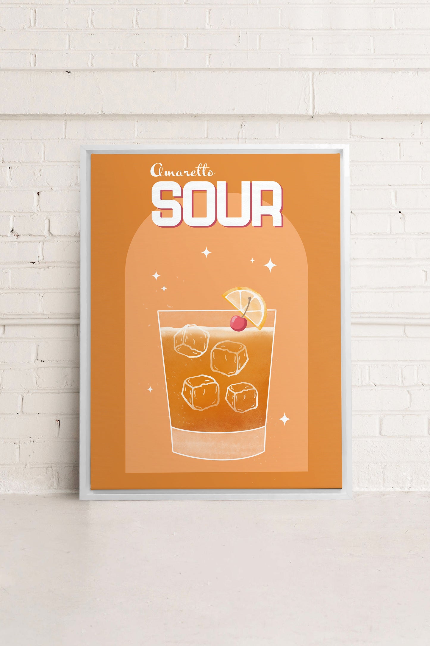 AMARETTO SOUR, Oeuvre sur toile étirée