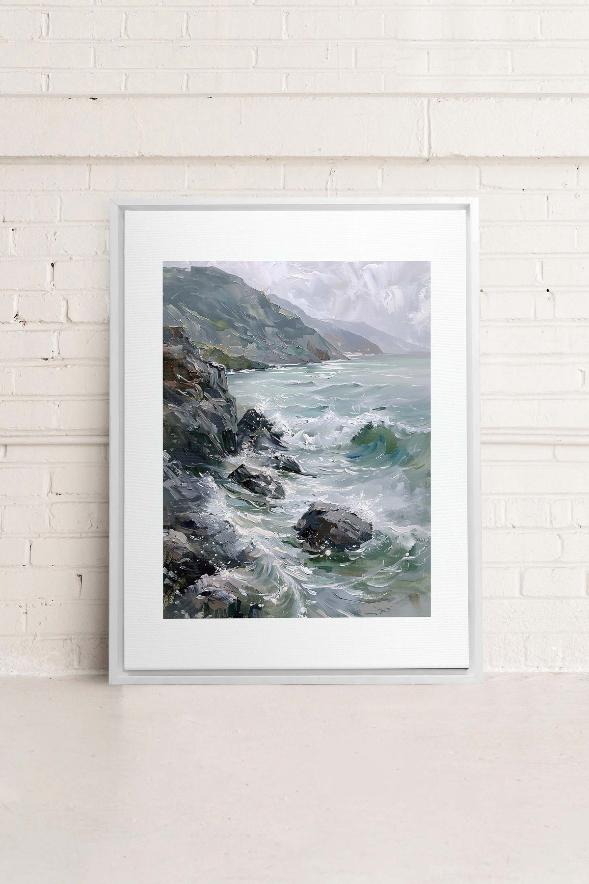 WILD COAST, Oeuvre sur toile étirée