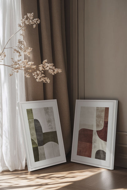 SEASONAL BALANCE (2 Oeuvres sur toile étirée)
