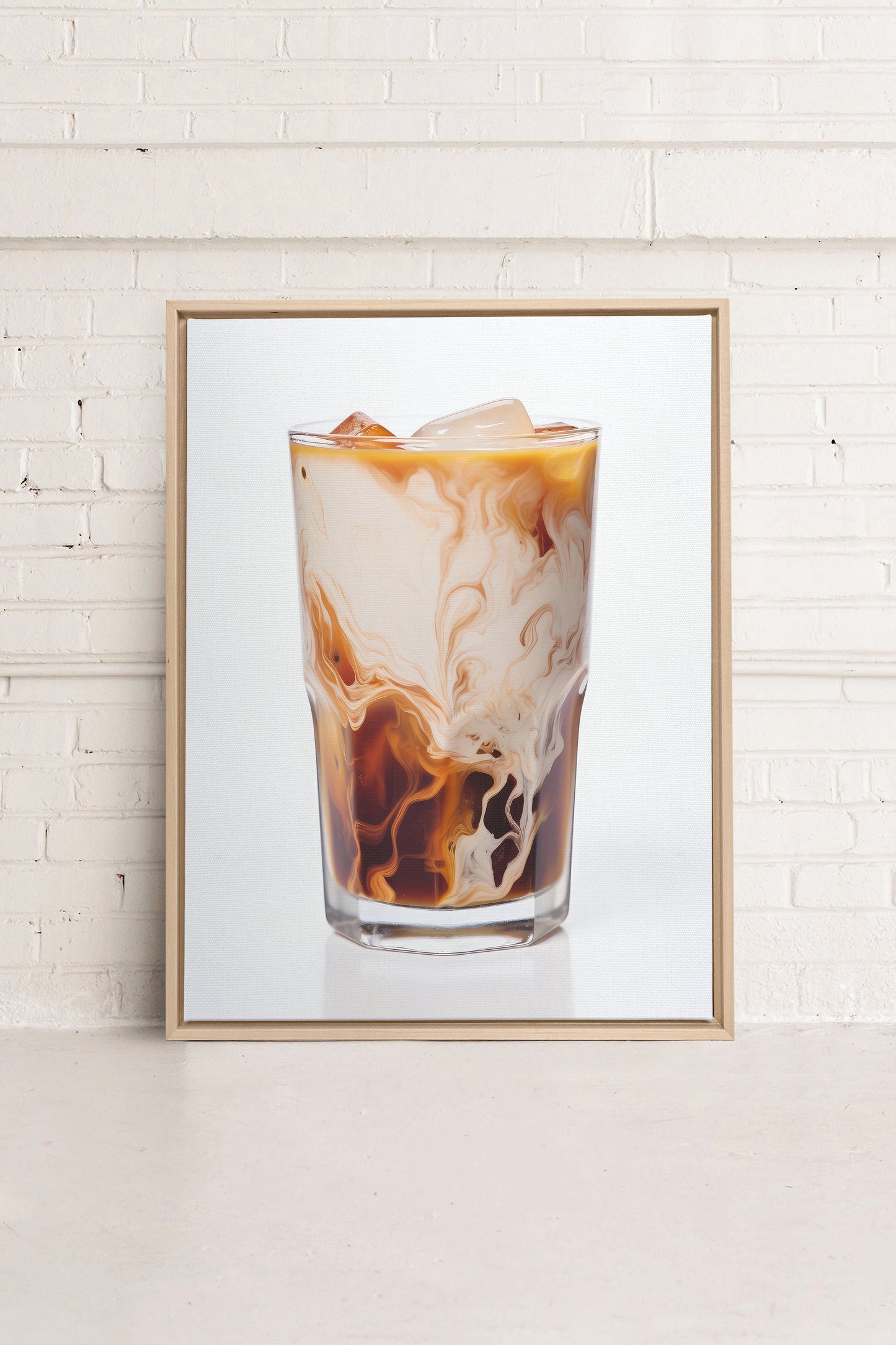 ICED COFFEE, Oeuvre sur toile étirée