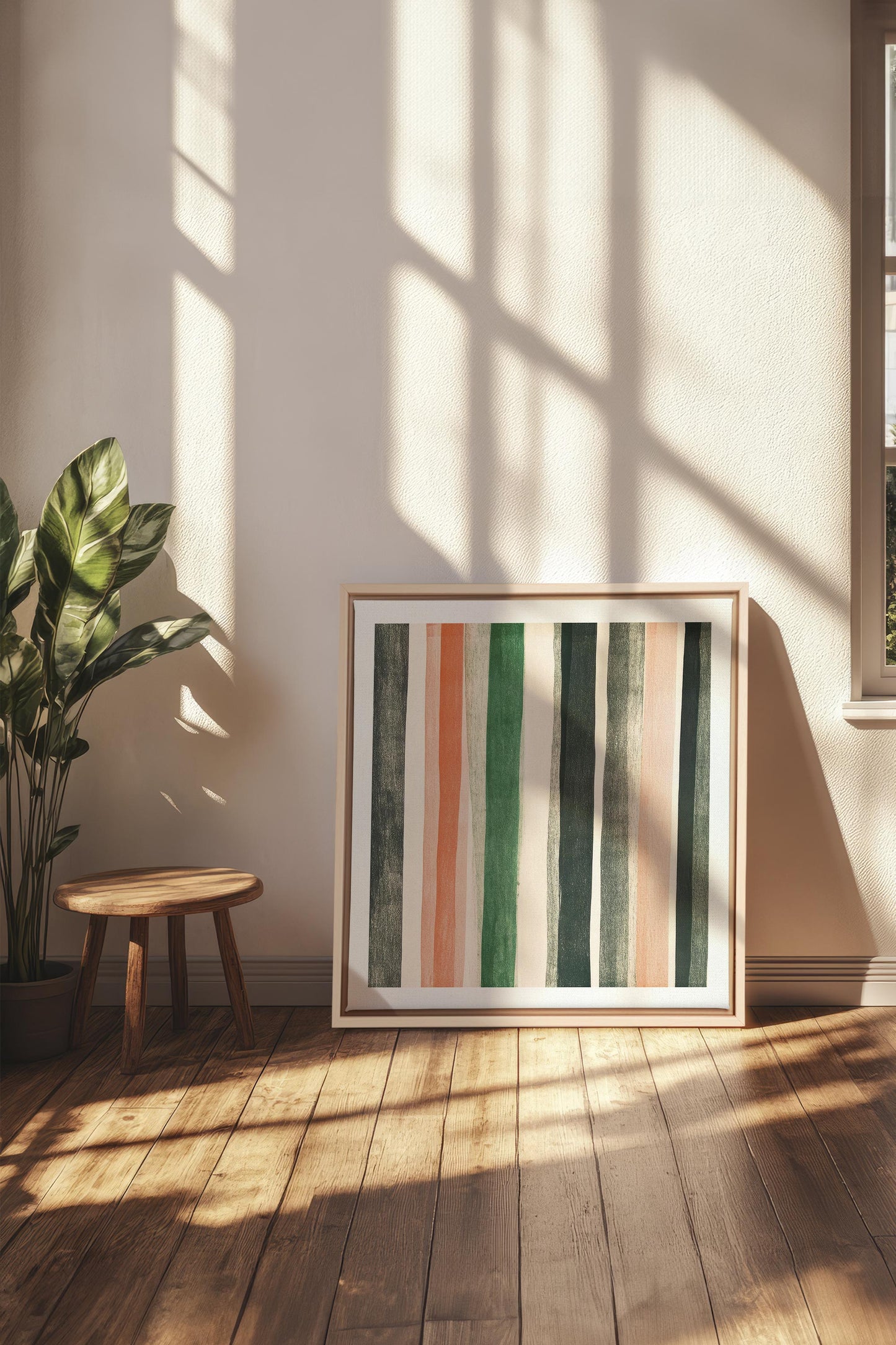NATURAL LINES, Oeuvre sur toile étirée