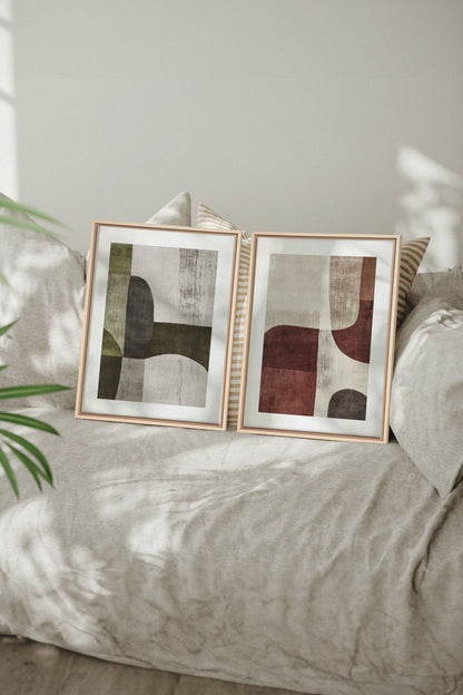 SEASONAL BALANCE (2 Oeuvres sur toile étirée)