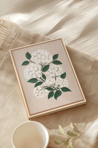 BRISE DE FLEURS, Oeuvre sur toile étirée