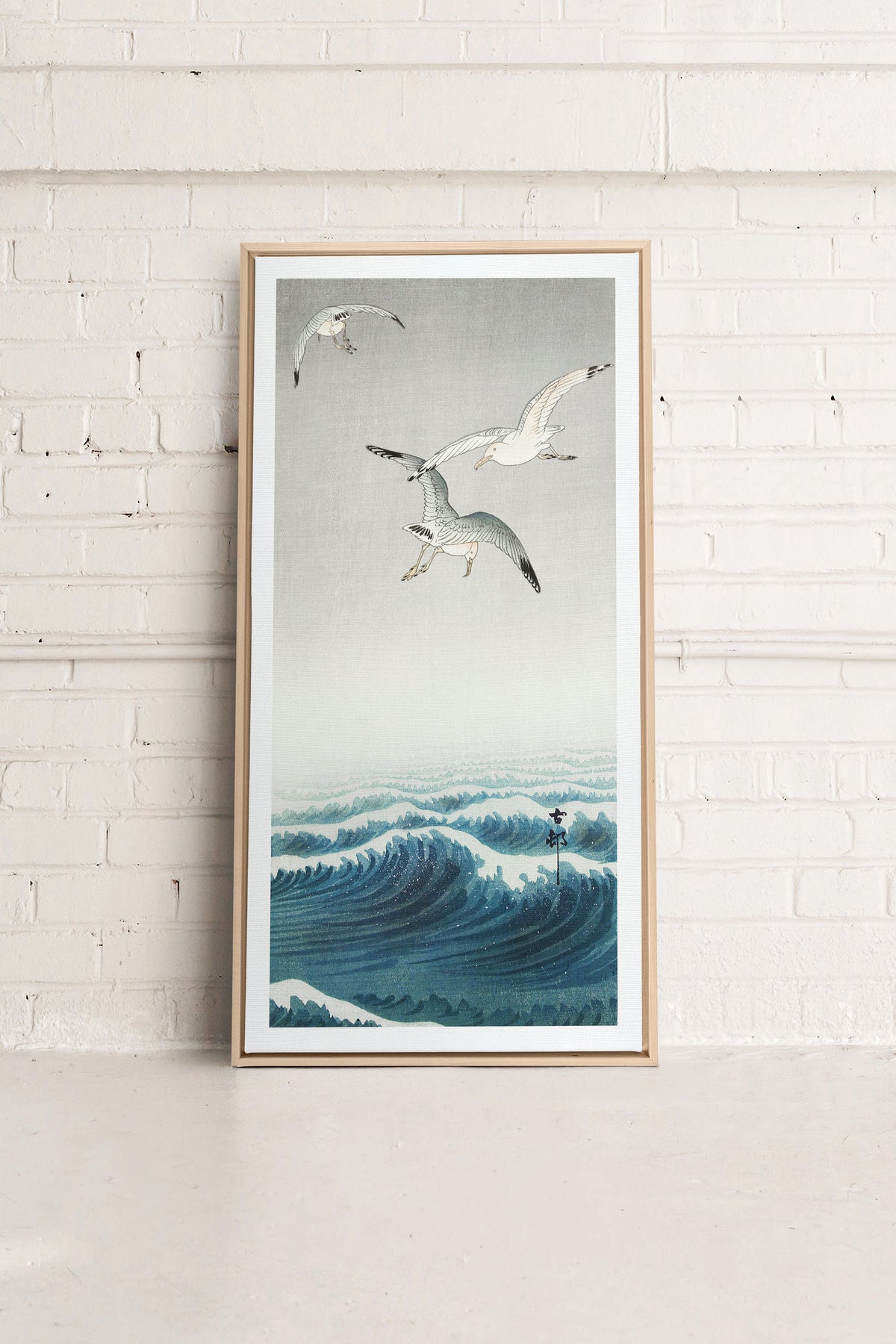 THREE SEAGULLS, Oeuvre sur toile étirée