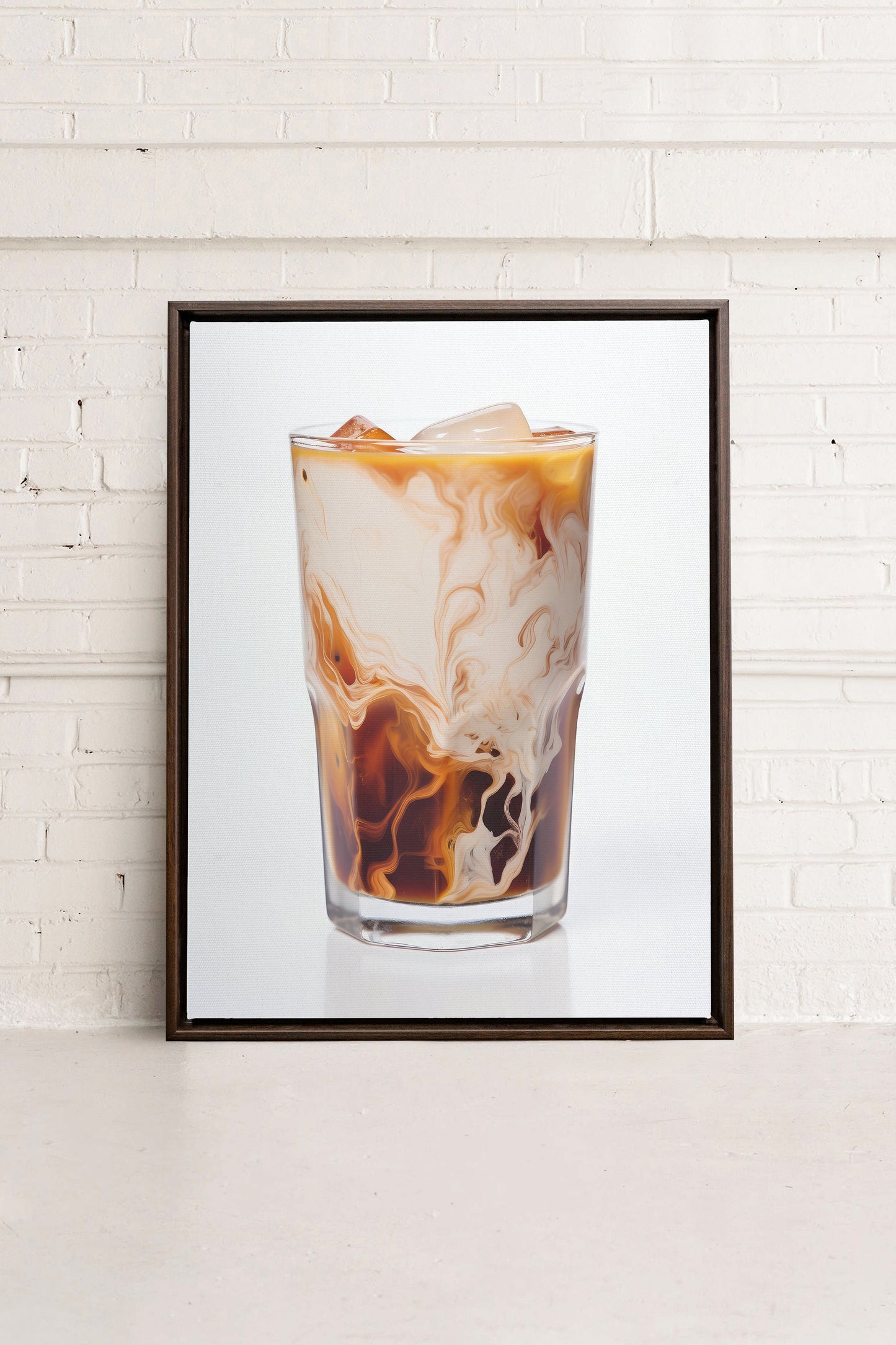 ICED COFFEE, Oeuvre sur toile étirée