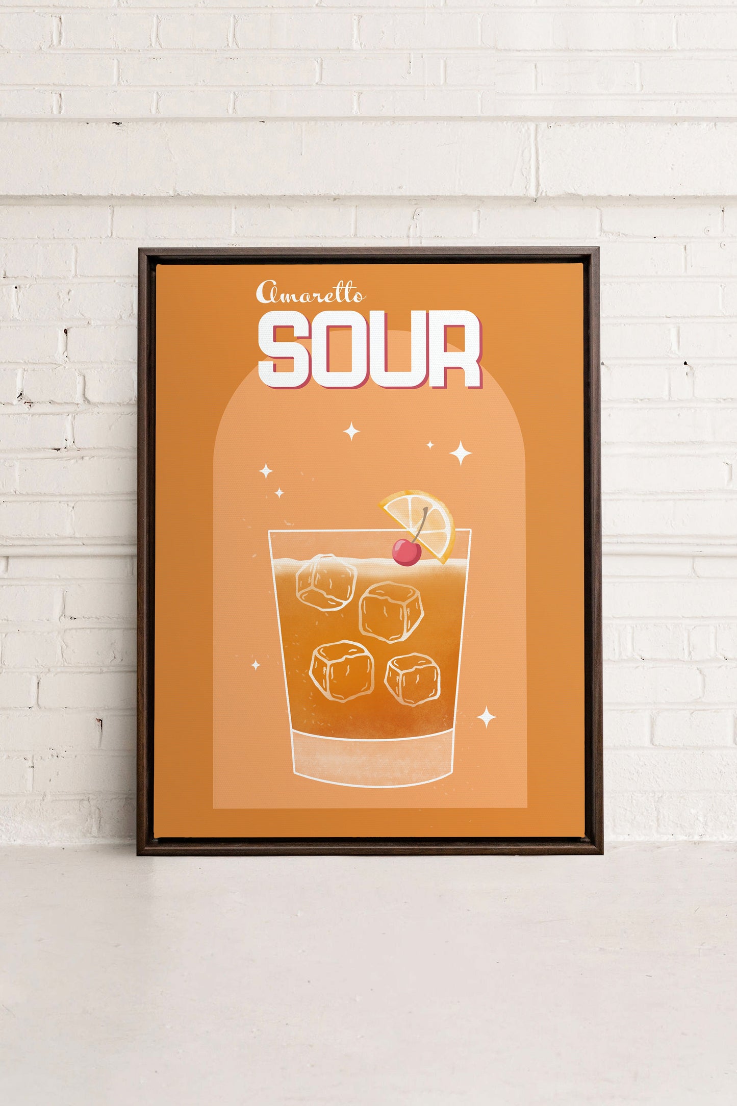 AMARETTO SOUR, Oeuvre sur toile étirée