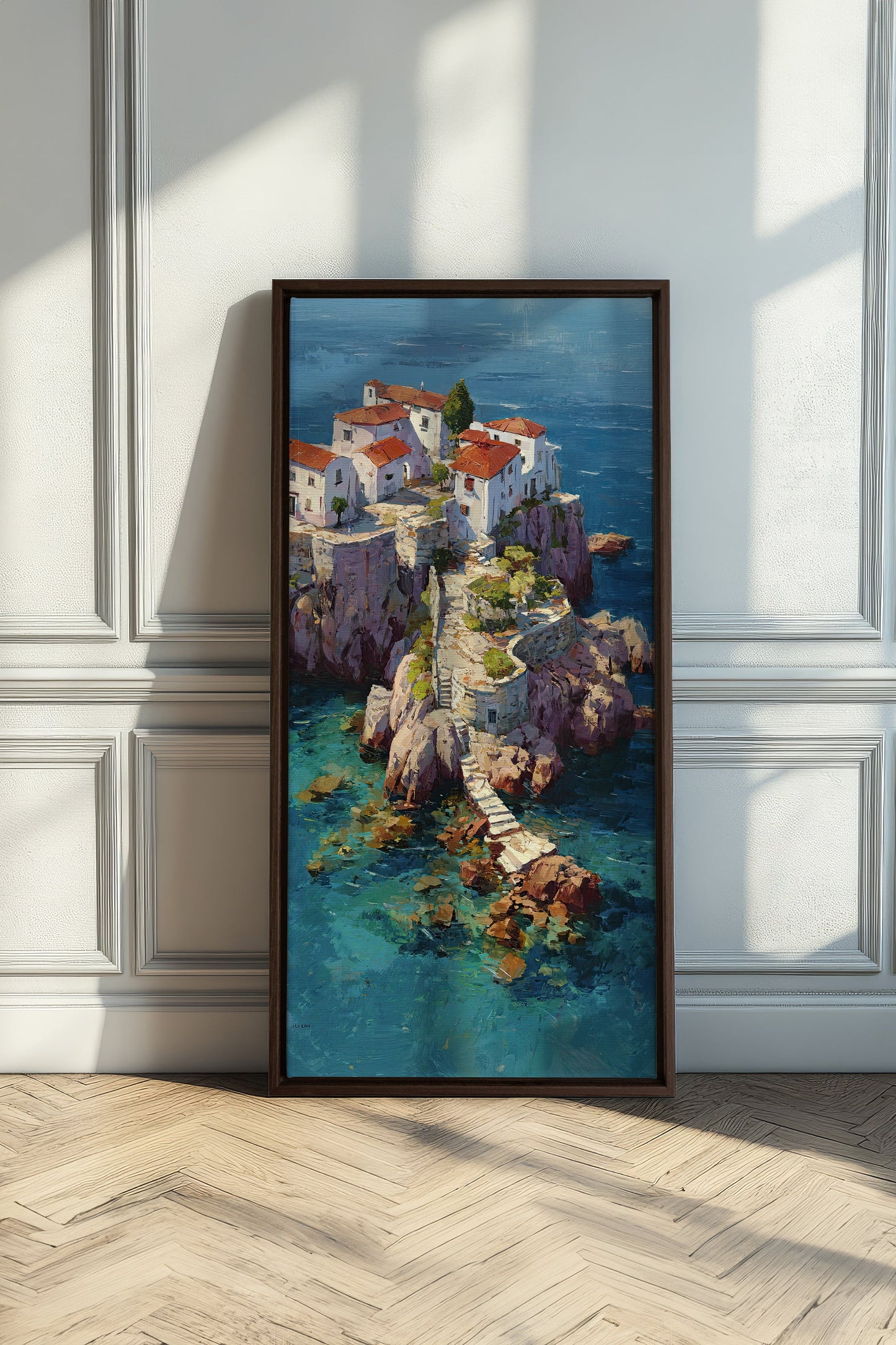 PATH TO THE SEA, Oeuvre sur toile étirée