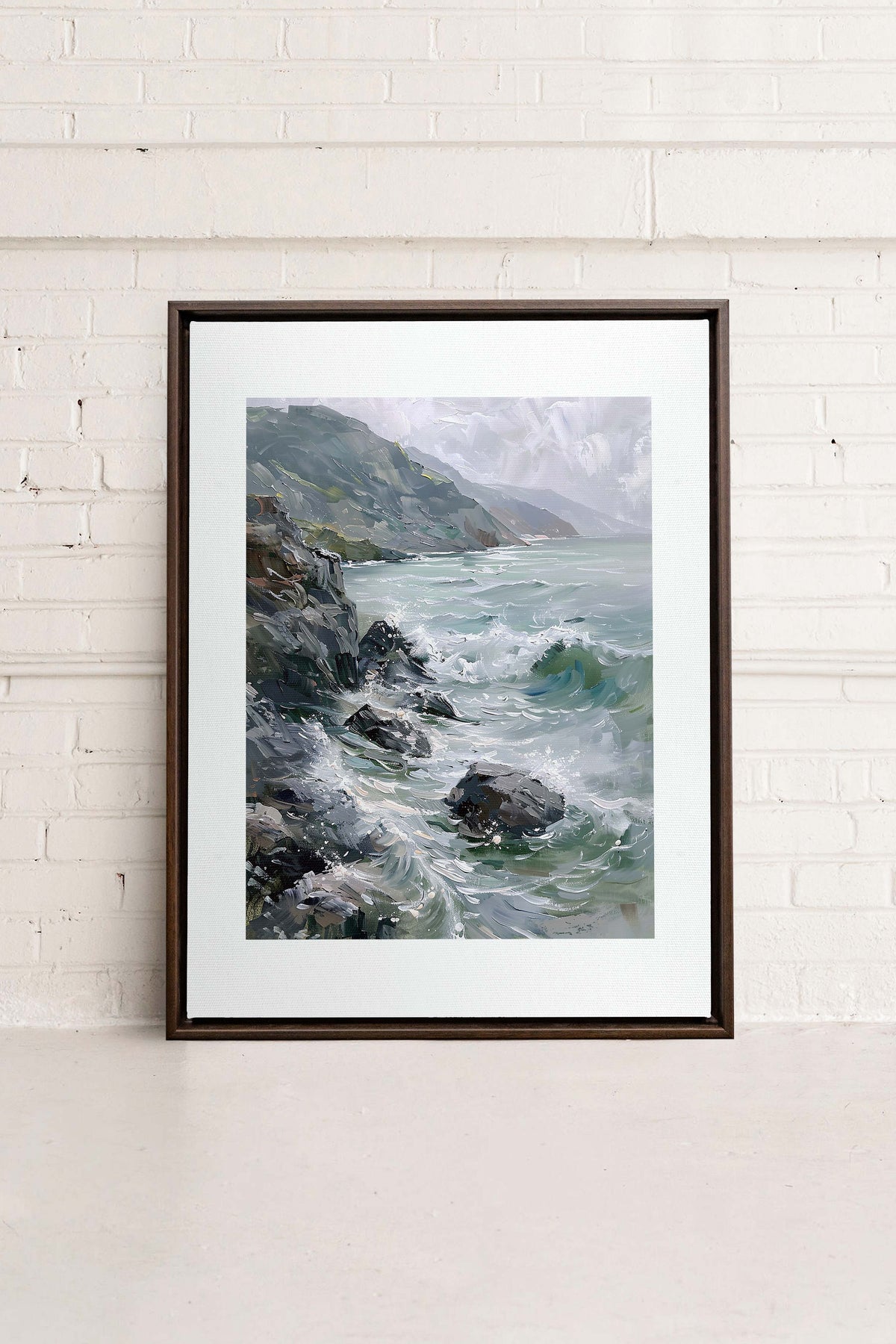 WILD COAST, Oeuvre sur toile étirée