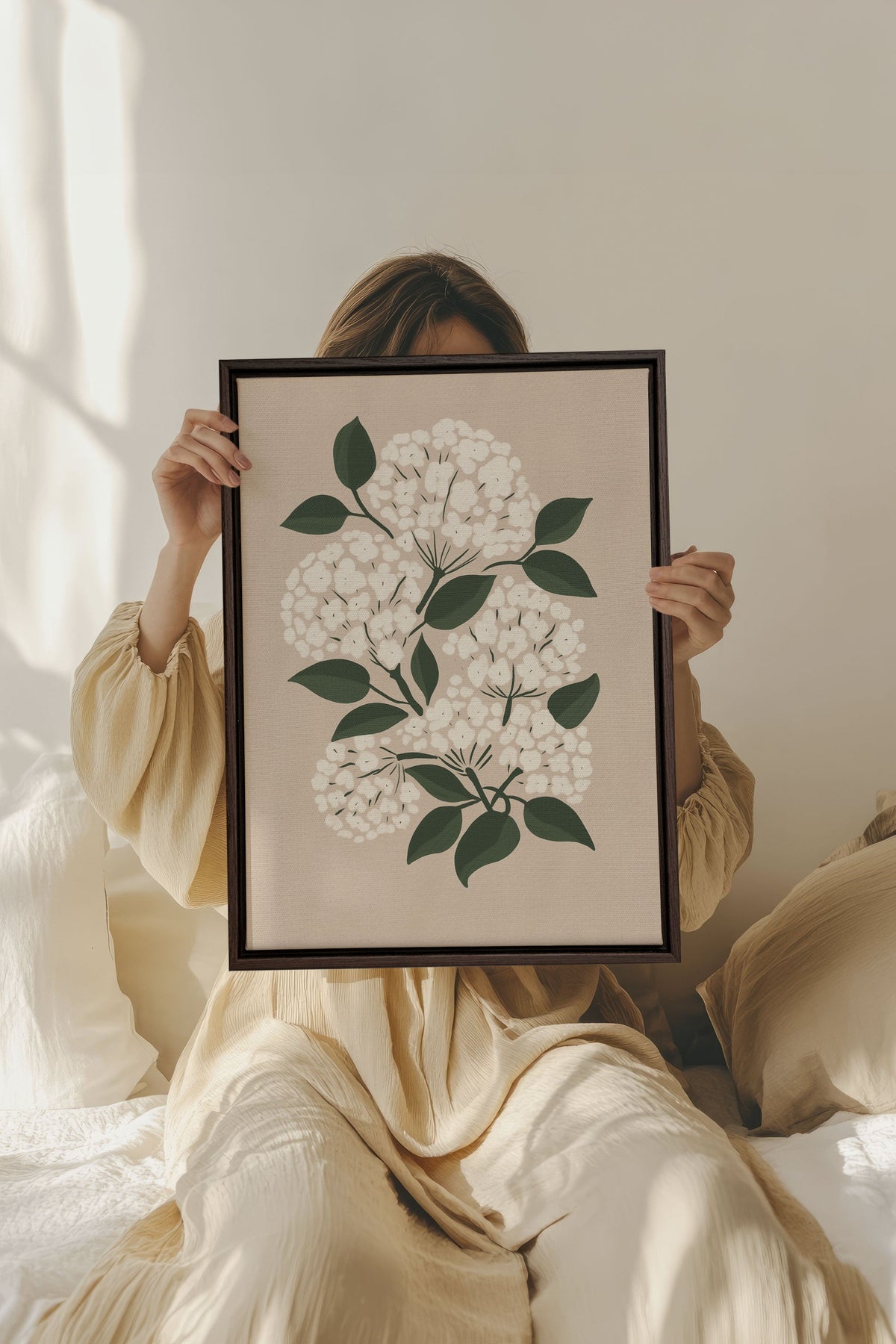 BRISE DE FLEURS, Oeuvre sur toile étirée