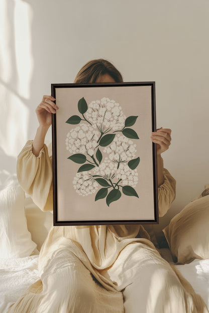 BRISE DE FLEURS, Oeuvre sur toile étirée