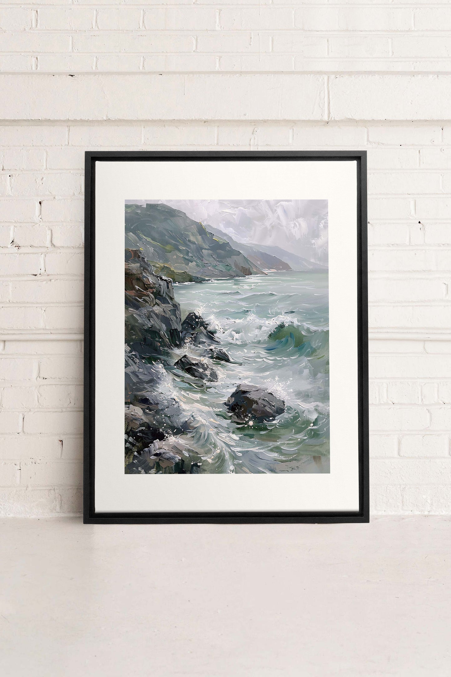 WILD COAST, Oeuvre sur toile étirée