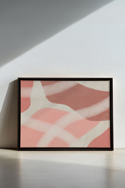 ROSY GLOW, Oeuvre sur toile étirée