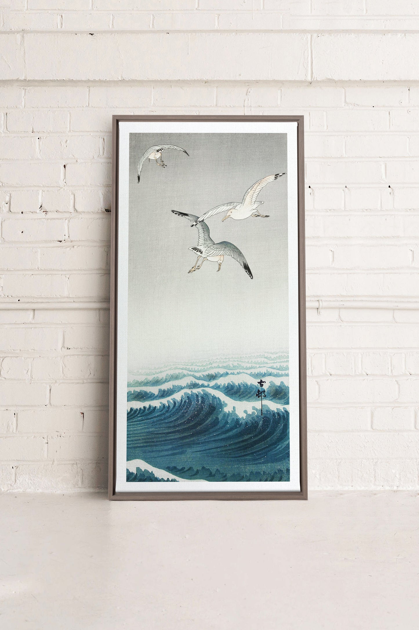 THREE SEAGULLS, Oeuvre sur toile étirée