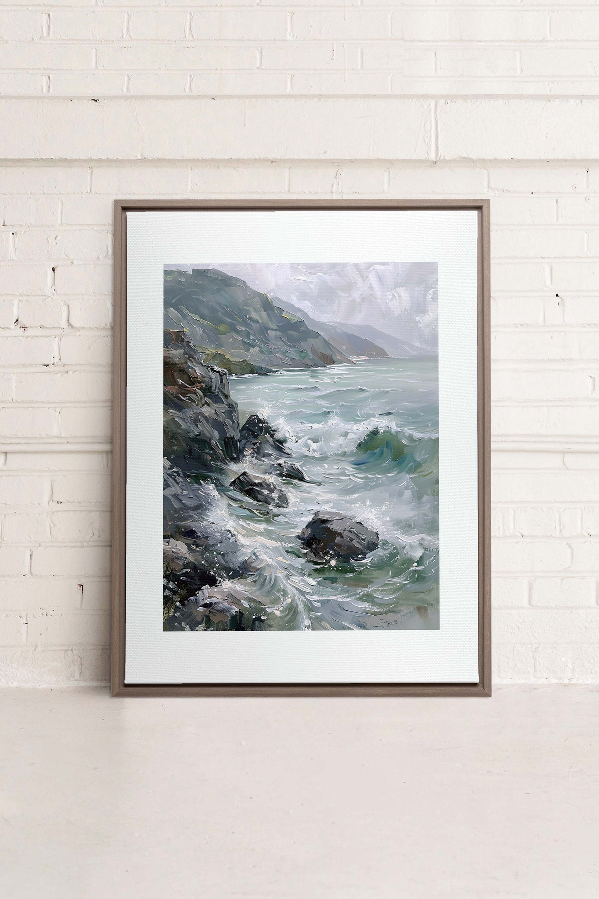 WILD COAST, Oeuvre sur toile étirée