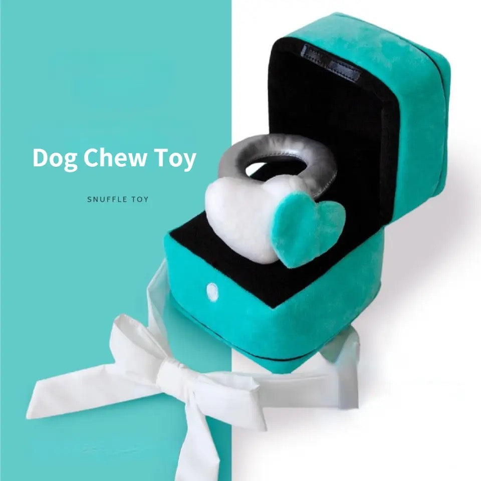 Sniffany Ring Box Dog Toy | Plush Dog Toy