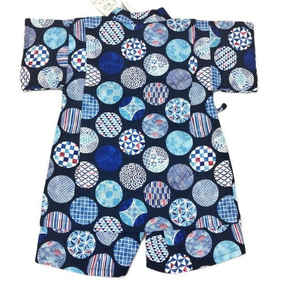 [Pre-Order] Made in Japan Jinbei Set: Traditional Pattern 2-Piece Set (Tsumugi Cotton) (Save 10% in March)