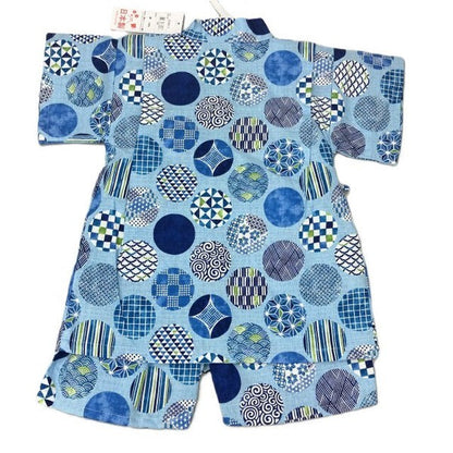 [Pre-Order] Made in Japan Jinbei Set: Traditional Pattern 2-Piece Set (Tsumugi Cotton) (Save 10% in March)