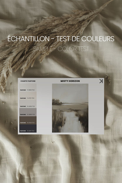 MISTY HORIZON, Oeuvre sur toile étirée