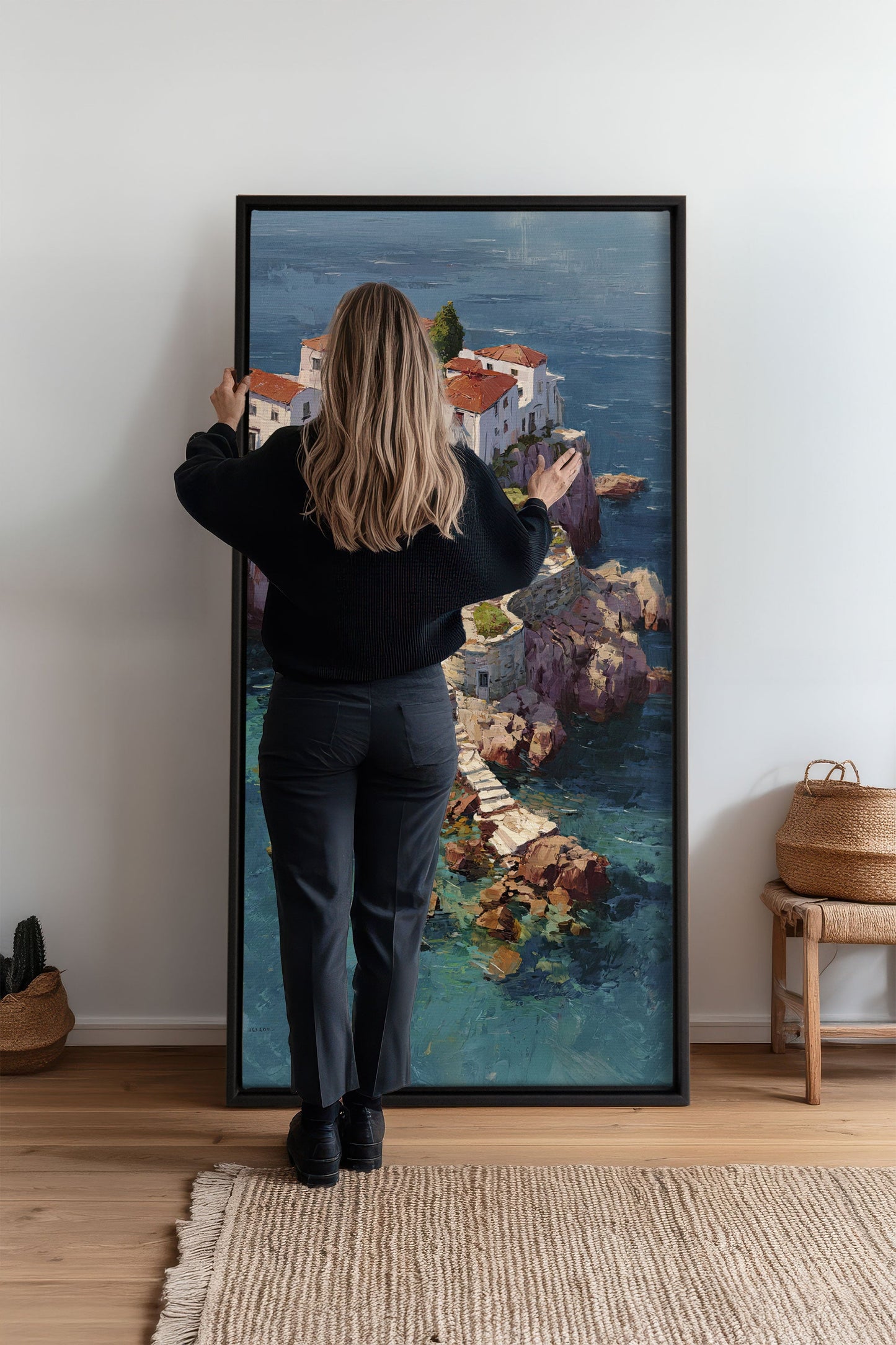 PATH TO THE SEA, Oeuvre sur toile étirée