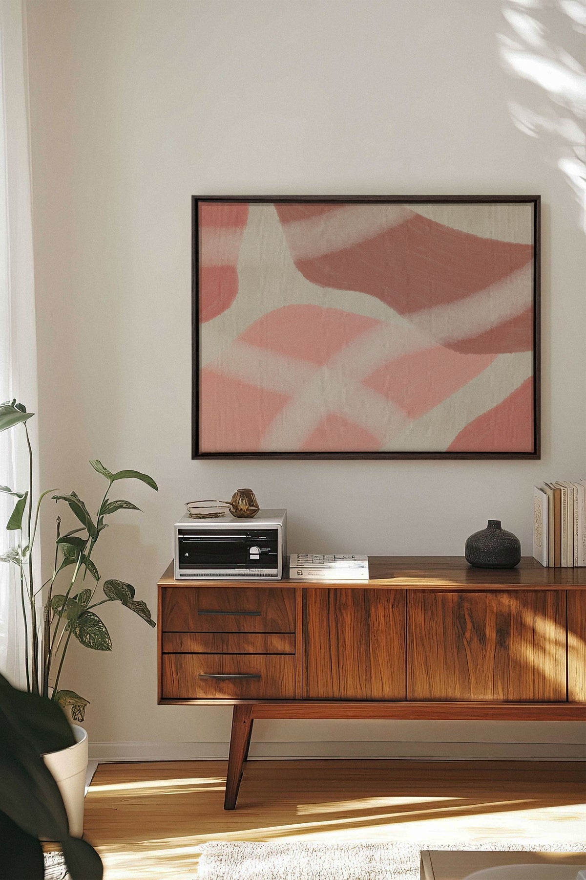 ROSY GLOW, Oeuvre sur toile étirée
