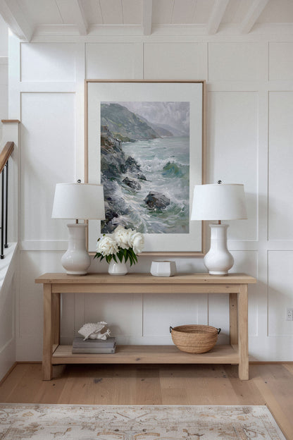 WILD COAST, Oeuvre sur toile étirée
