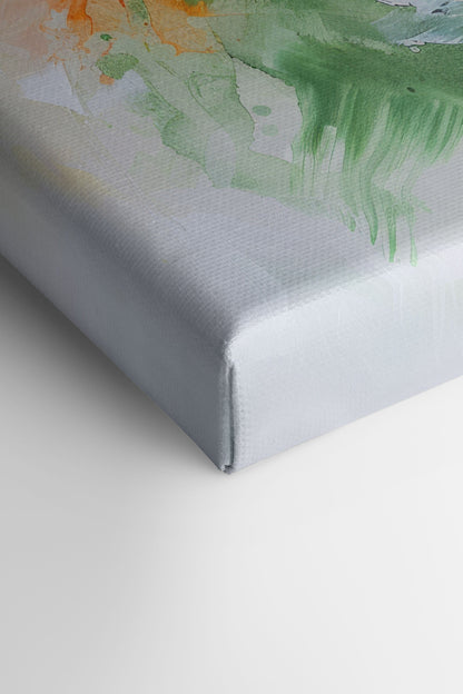 ABSTRACT JUNGLE, Oeuvre sur toile étirée
