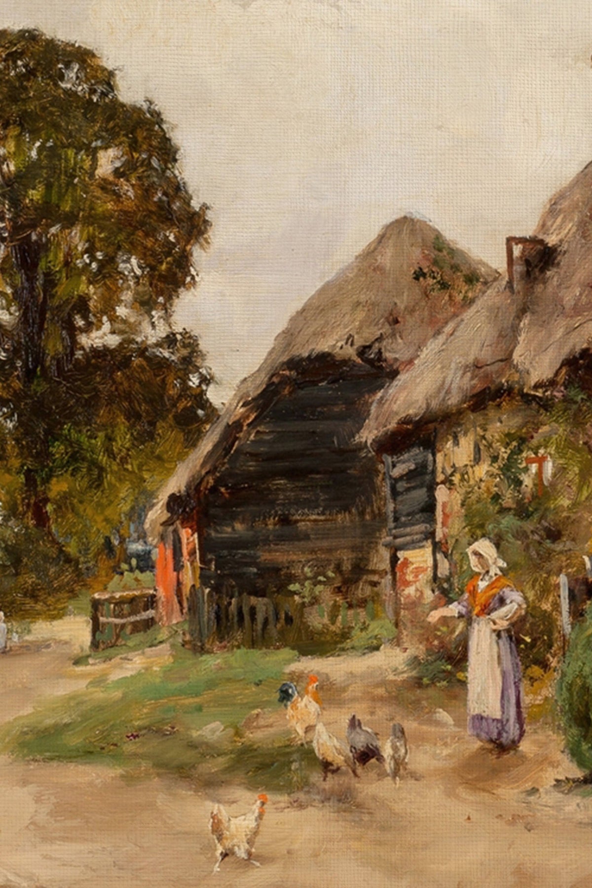 AU COEUR DU VILLAGE, CADRE VINTAGE OR