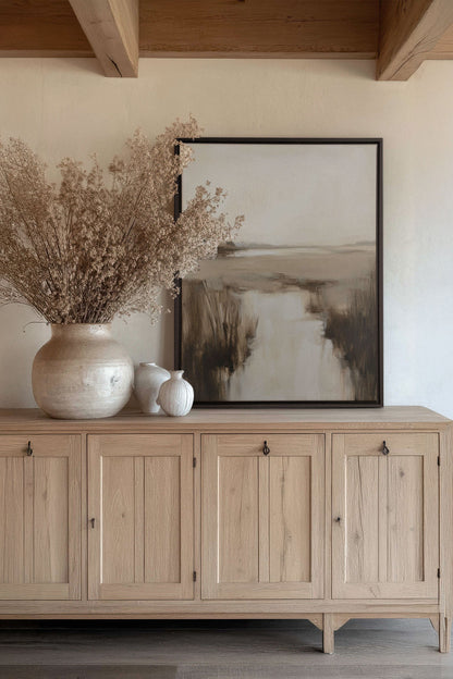 MISTY HORIZON, Oeuvre sur toile étirée
