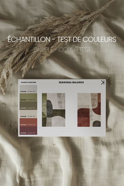 SEASONAL BALANCE (2 Oeuvres sur toile étirée)