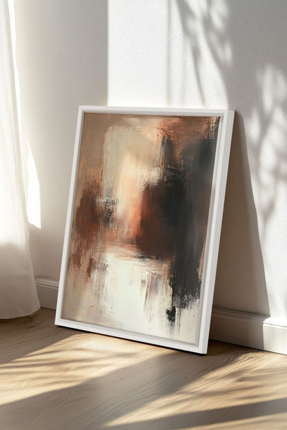 MUTED FLAMES, Oeuvre sur toile étirée