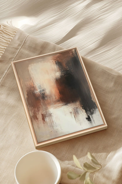 MUTED FLAMES, Oeuvre sur toile étirée