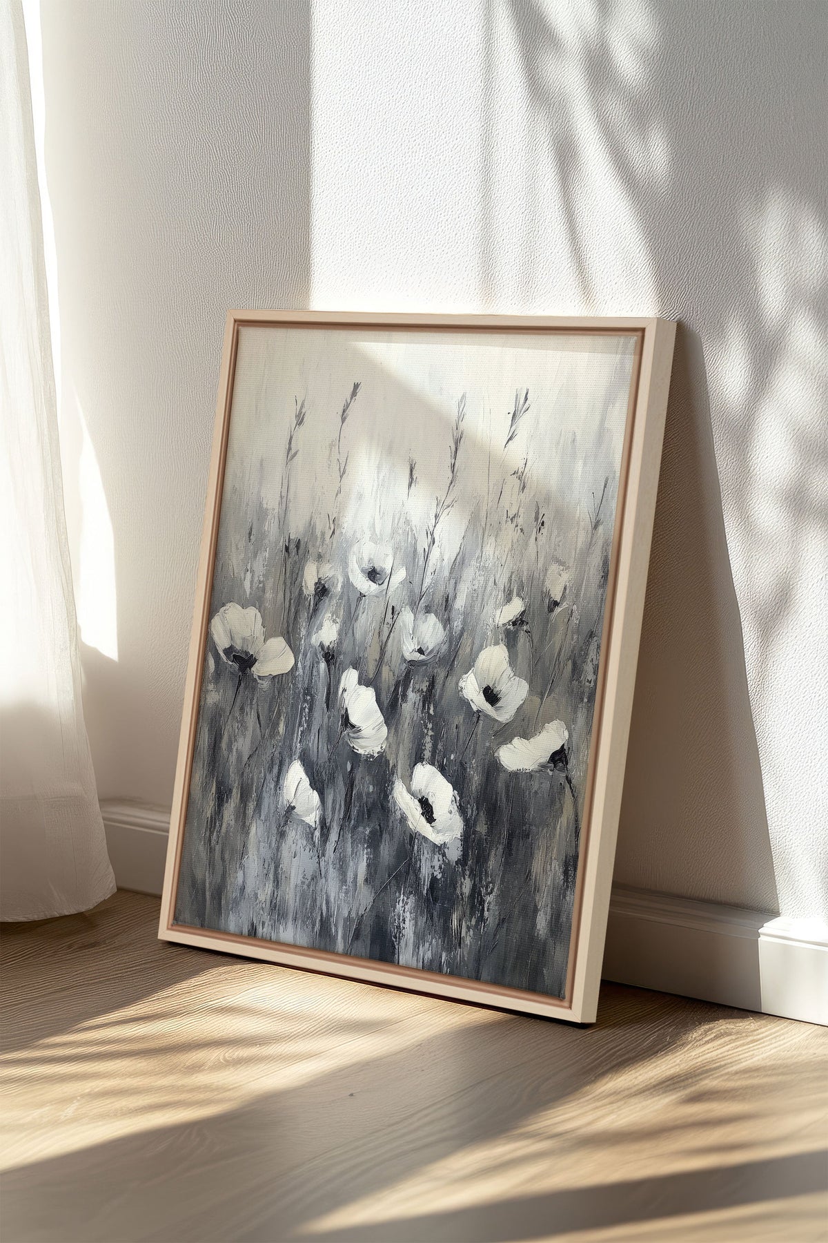 WHITE VEIL, Oeuvre sur toile étirée