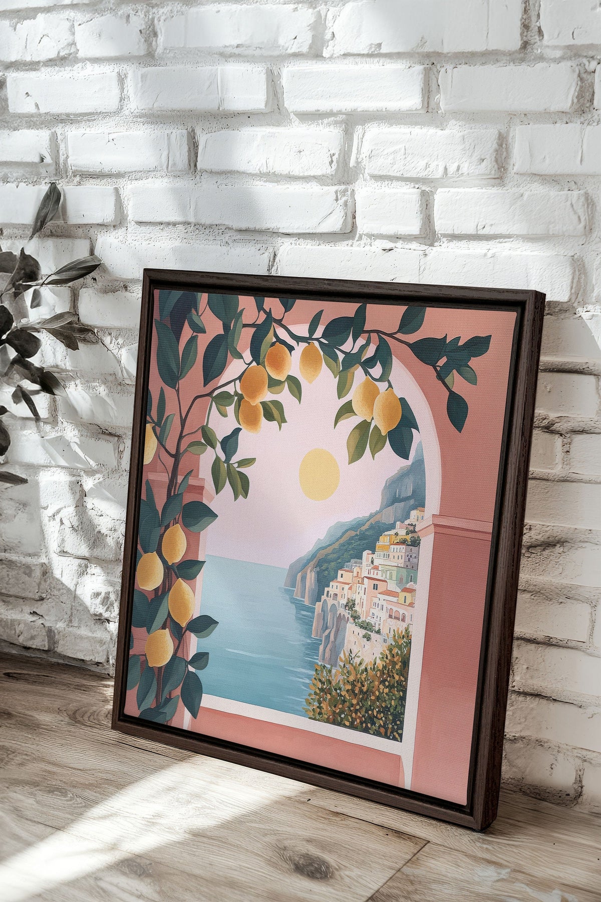 LIMONADE ROSE, Oeuvre sur toile étirée