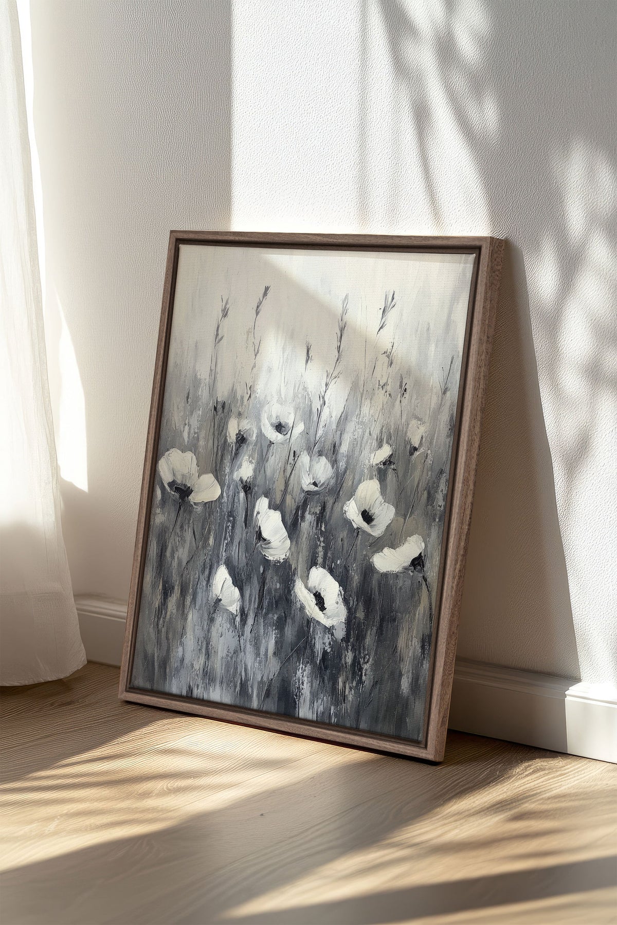 WHITE VEIL, Oeuvre sur toile étirée