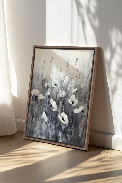 WHITE VEIL, Oeuvre sur toile étirée