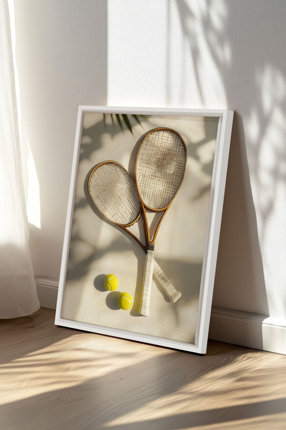 MATCH D'ÉTÉ, Oeuvre sur toile étirée