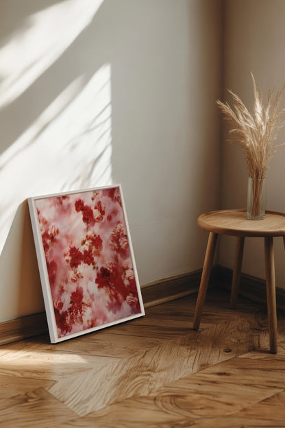RÊVE ÉCARLATE, Oeuvre sur toile étirée