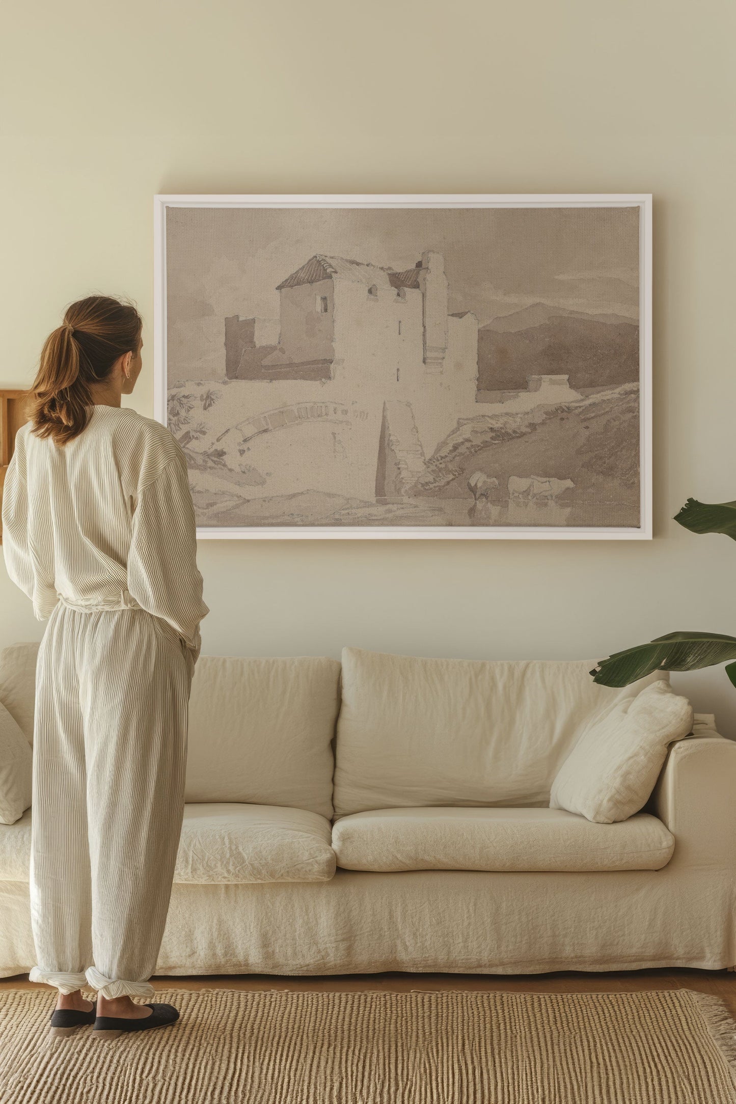 STONE AND STREAM, Oeuvre sur toile étirée