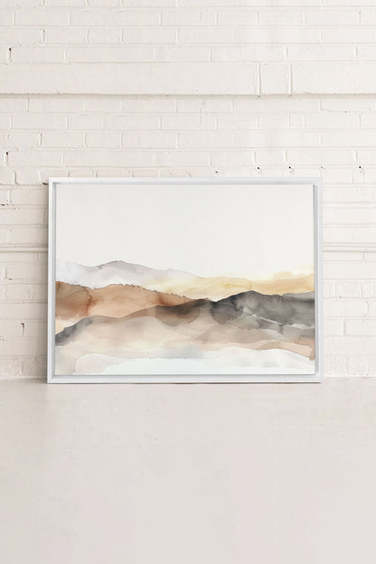 MUTED LINES, Oeuvre sur toile étirée