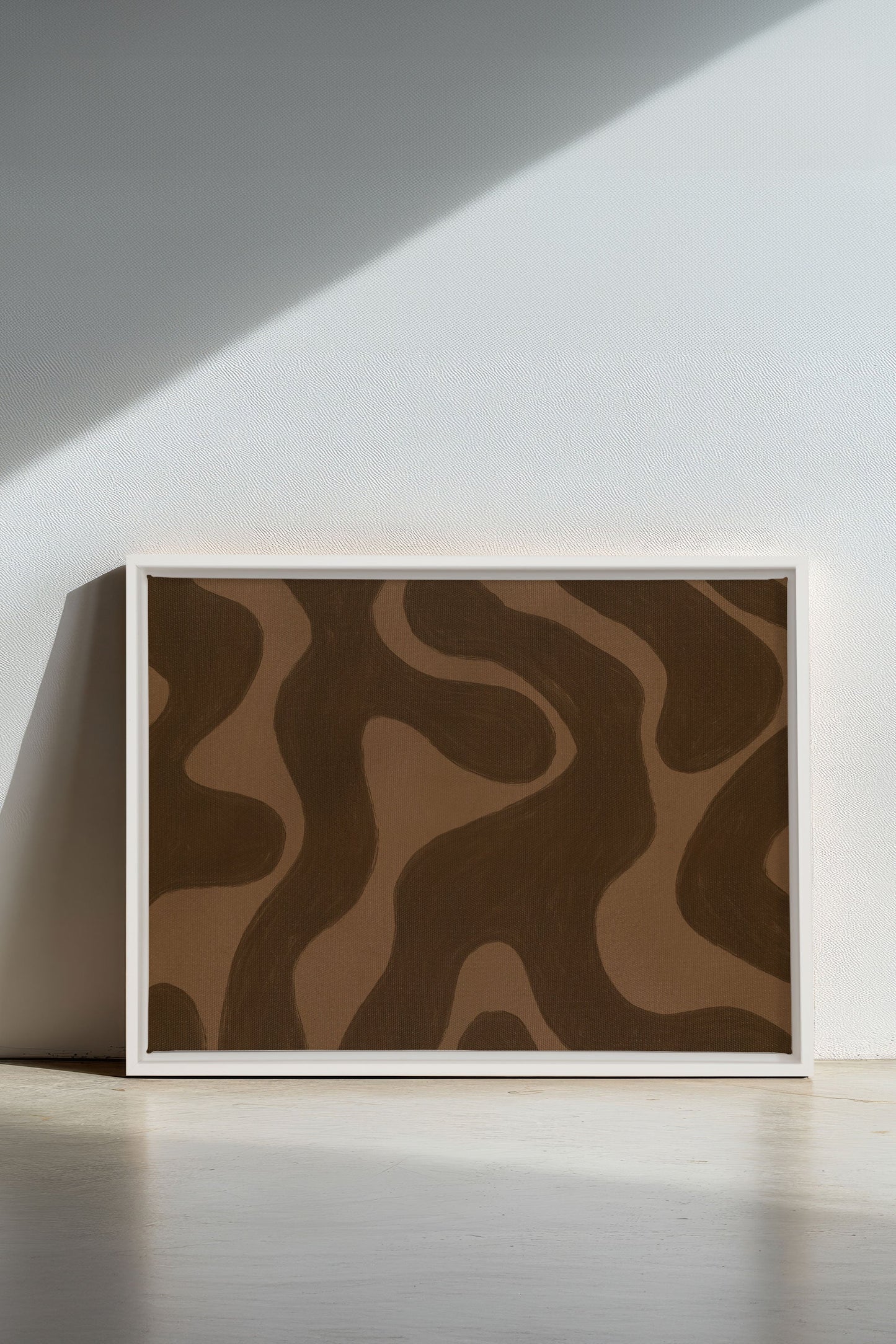 MINERAL FLOW, Oeuvre sur toile étirée