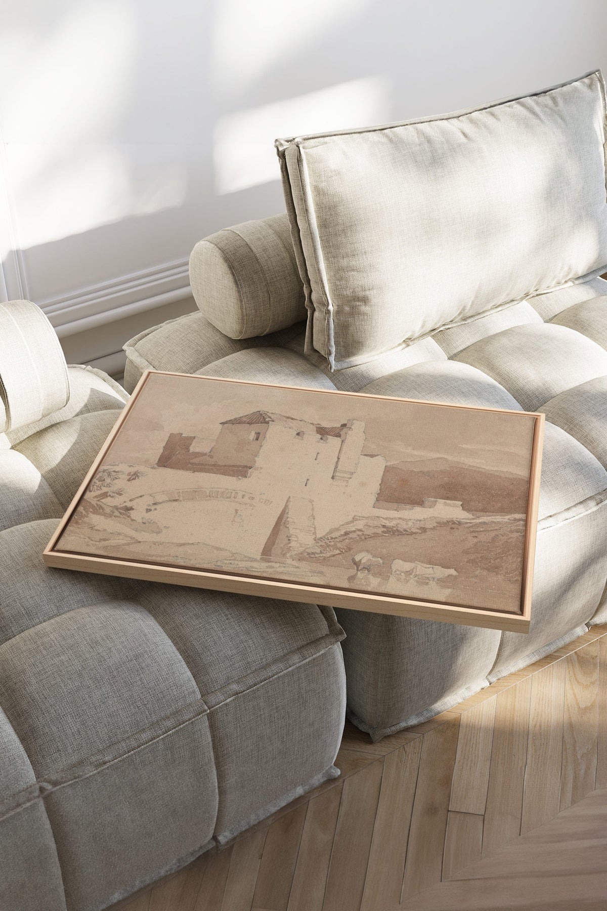 STONE AND STREAM, Oeuvre sur toile étirée