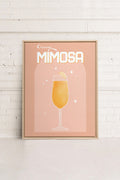 ORANGE MIMOSA, Oeuvre sur toile étirée