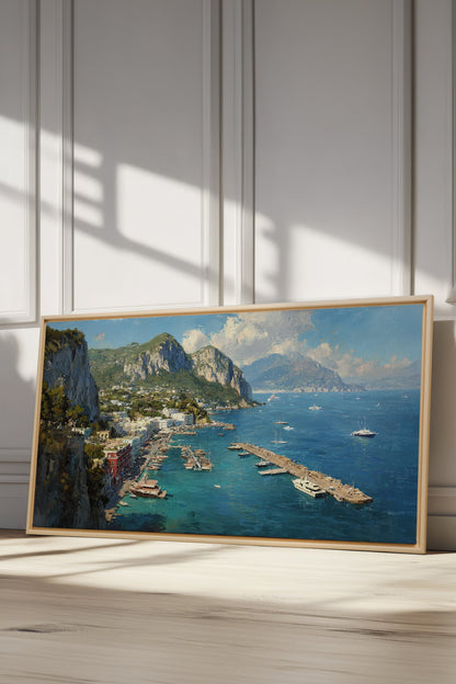 CAPRI ESCAPE, Oeuvre sur toile étirée