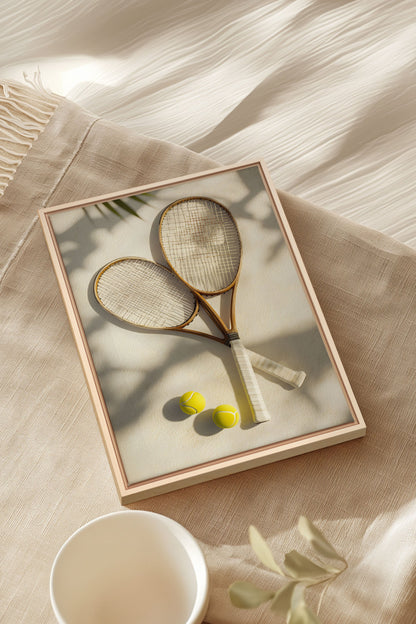 MATCH D'ÉTÉ, Oeuvre sur toile étirée